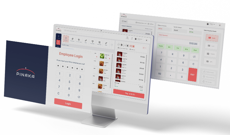 Monitor screen mockup 3d rendering